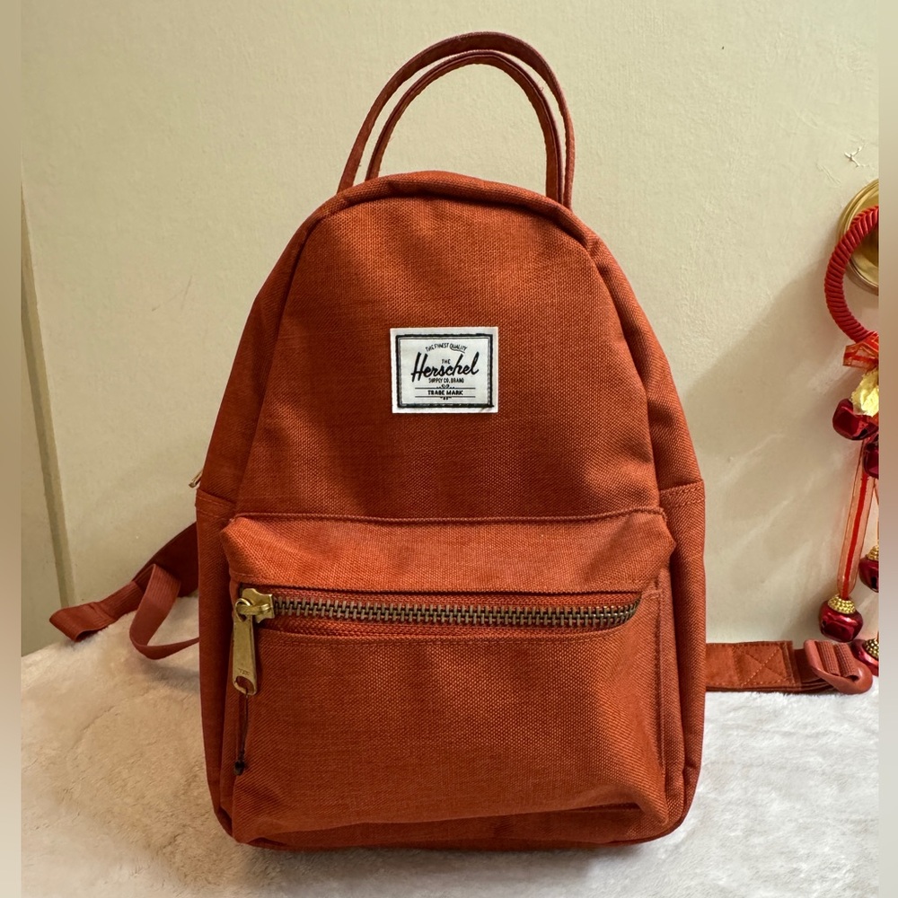 Herschel Nova Mini Backpack – Rust/Orange – Pre-Owned (Great Condition) - Picture 4 of 16